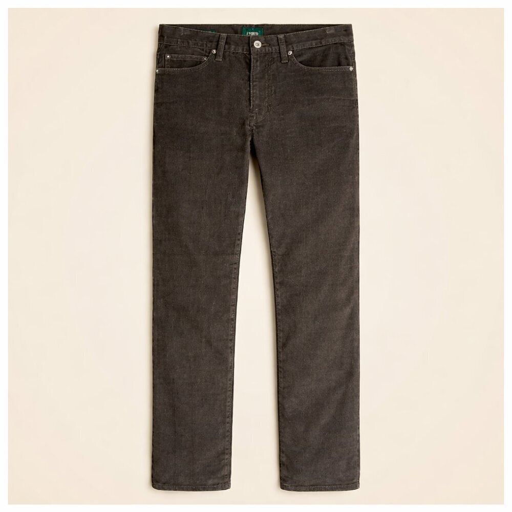 J.Crew – Men’s 770 Stretch Grey Corduroy Pants – W30 x L32​